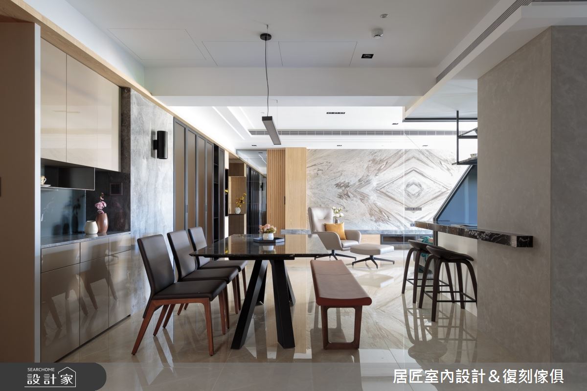77坪新成屋(5年以下)＿現代風餐廳案例圖片＿居匠室內設計＆復刻傢俱＿居匠_02之5