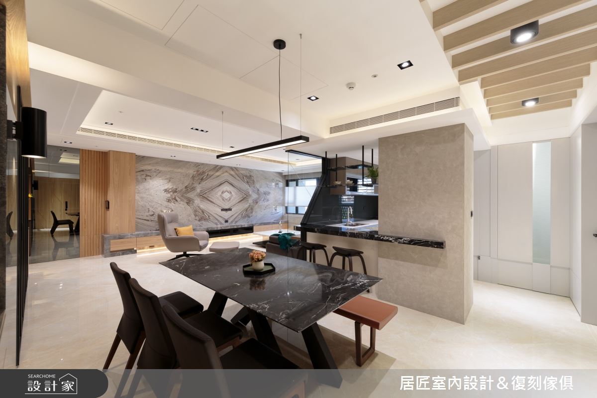 77坪新成屋(5年以下)＿現代風餐廳案例圖片＿居匠室內設計＆復刻傢俱＿居匠_02之6