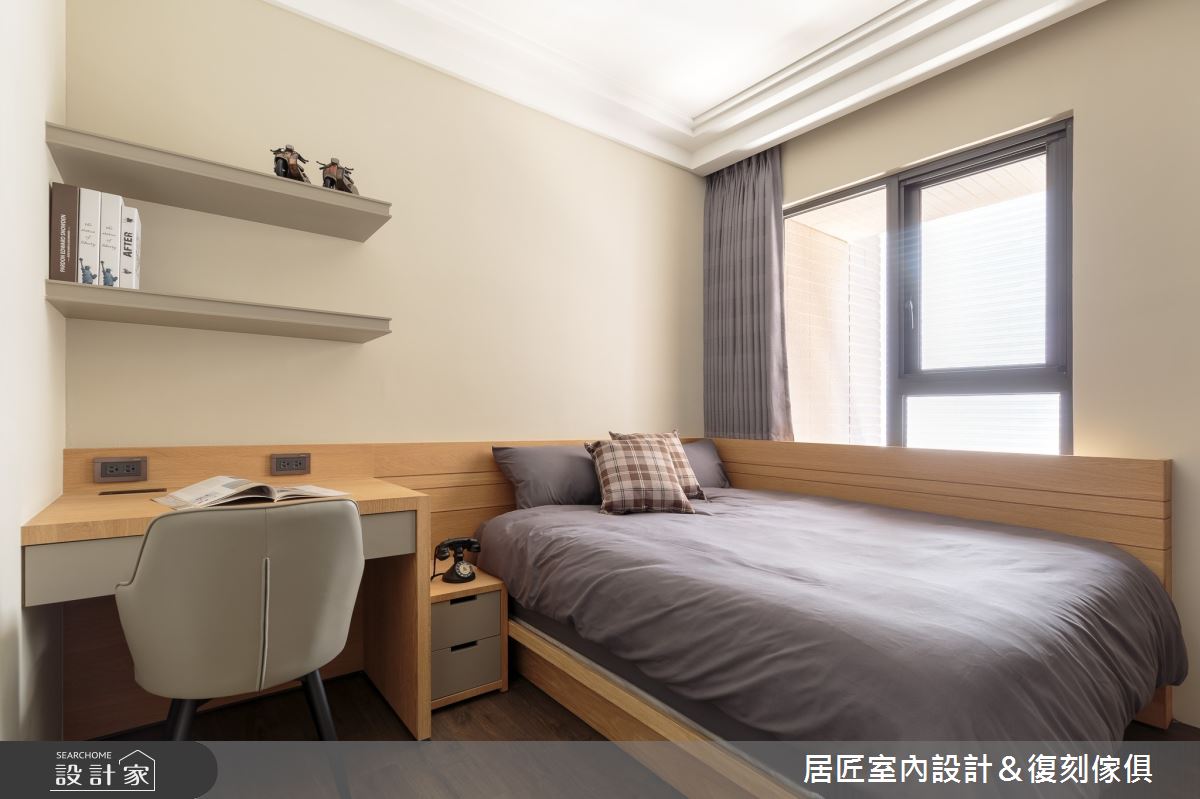 77坪新成屋(5年以下)＿現代風臥室案例圖片＿居匠室內設計＆復刻傢俱＿居匠_02之13
