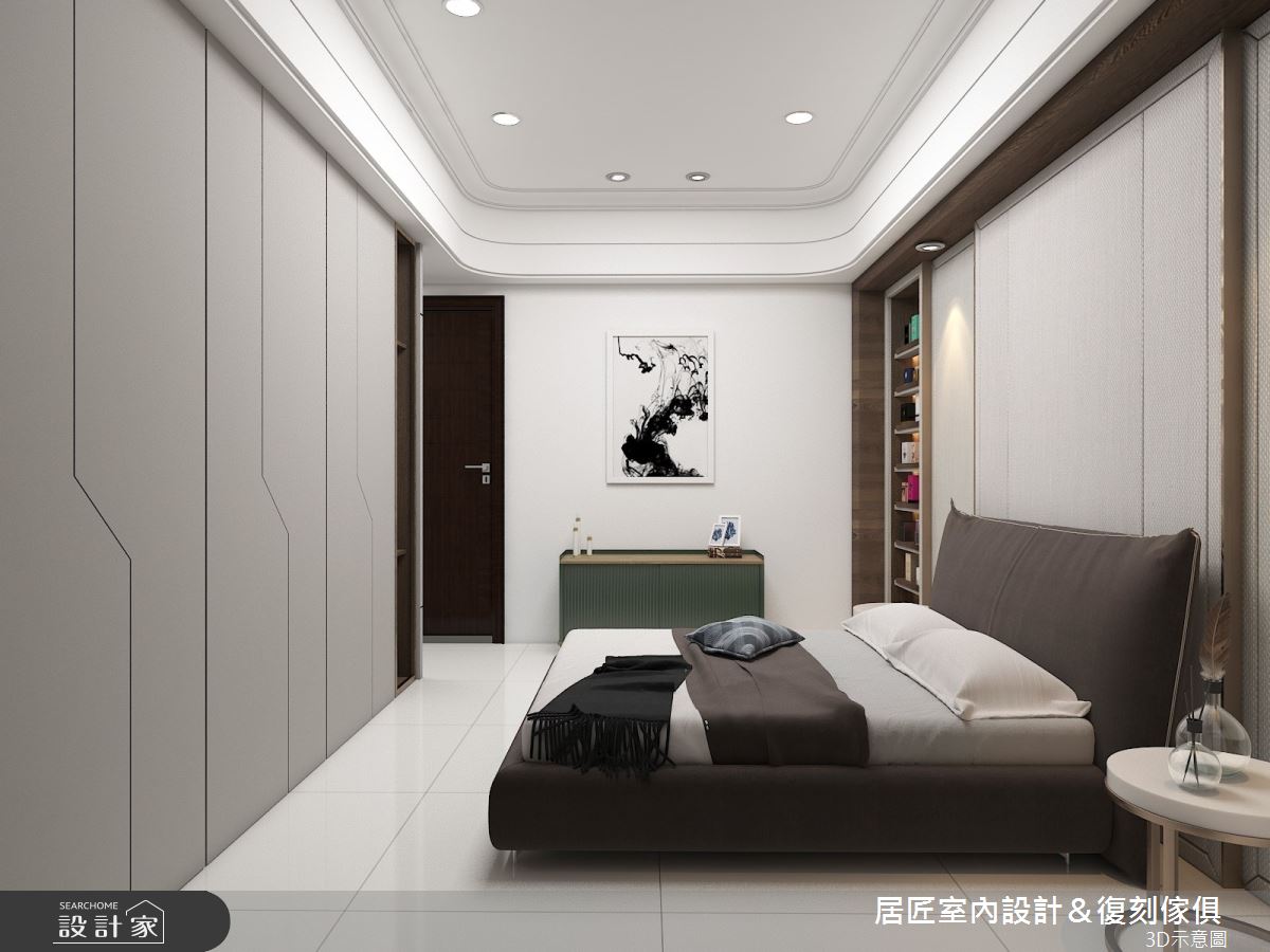 30坪新成屋(5年以下)＿現代風臥室案例圖片＿居匠室內設計＆復刻傢俱＿居匠_03之8