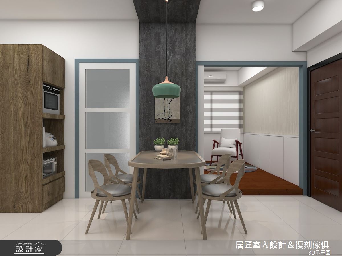 25坪中古屋(5~15年)＿北歐風餐廳案例圖片＿居匠室內設計＆復刻傢俱＿居匠_09之5
