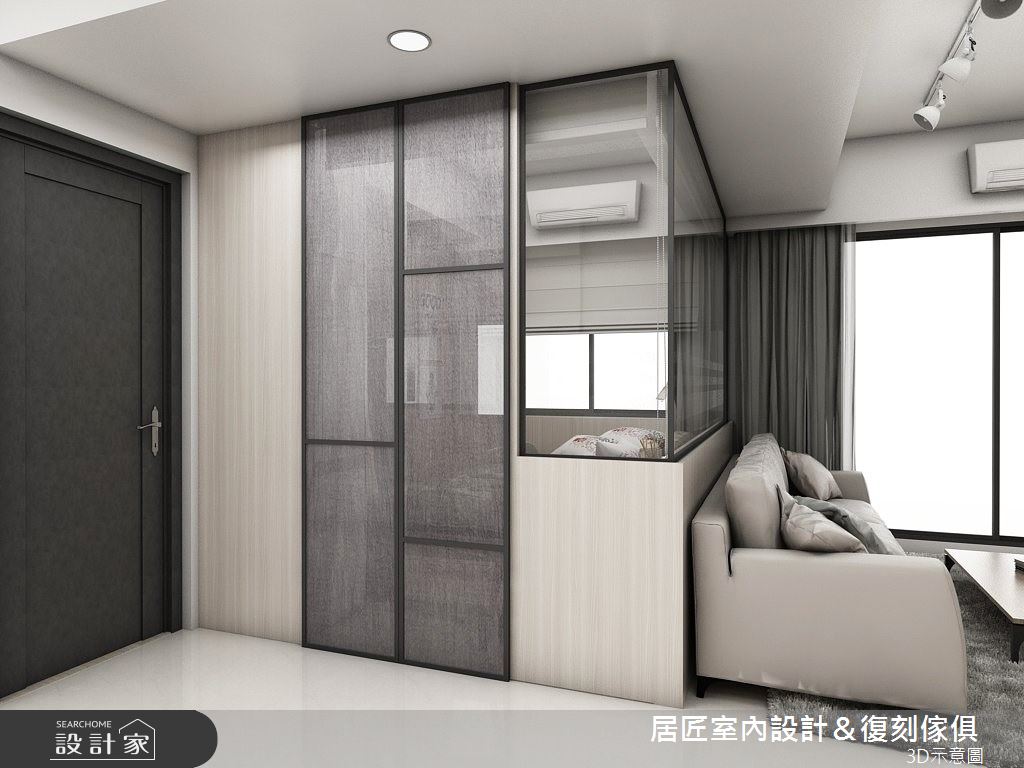 20坪新成屋(5年以下)＿北歐風客廳案例圖片＿居匠室內設計＆復刻傢俱＿居匠_10之6