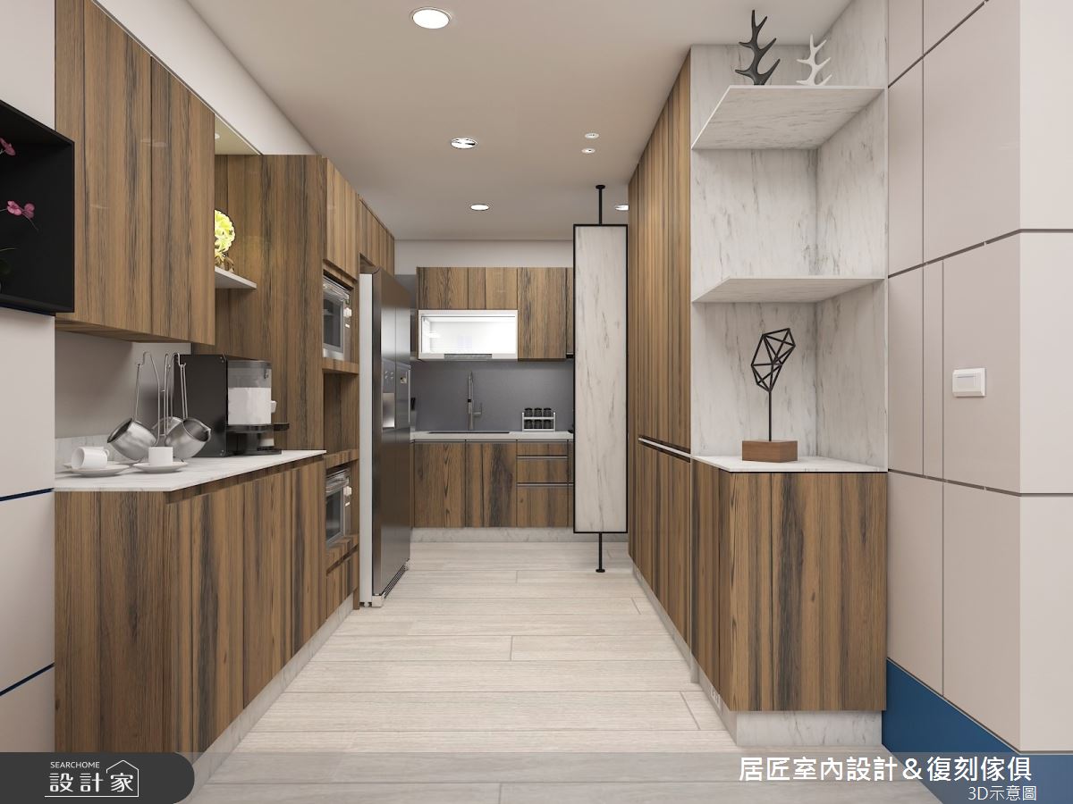 30坪中古屋(5~15年)＿現代風廚房案例圖片＿居匠室內設計＆復刻傢俱＿居匠_11之4
