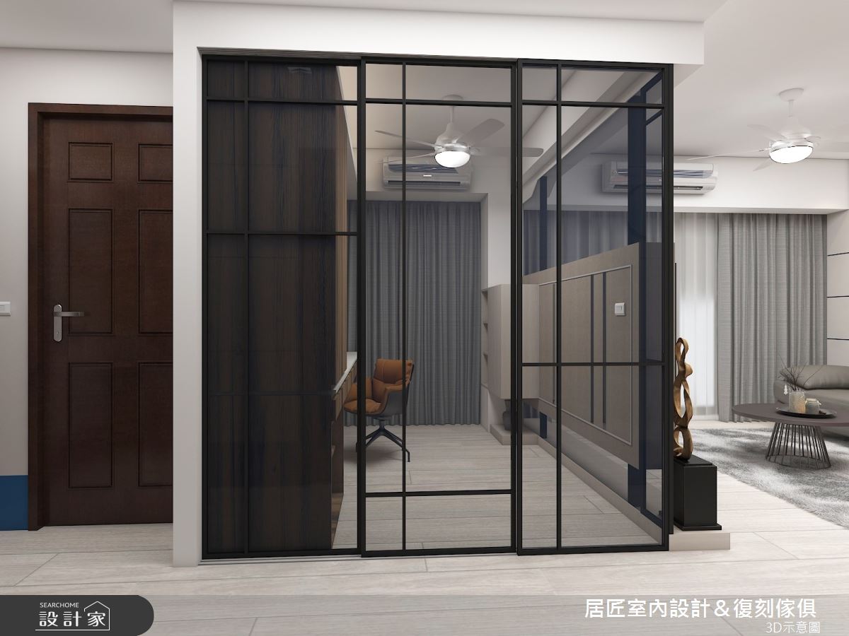 30坪中古屋(5~15年)＿現代風書房案例圖片＿居匠室內設計＆復刻傢俱＿居匠_11之6