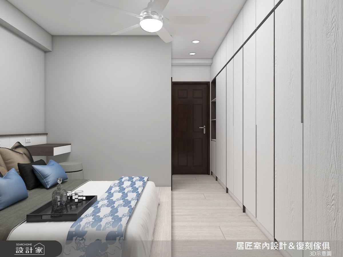 30坪中古屋(5~15年)＿現代風臥室案例圖片＿居匠室內設計＆復刻傢俱＿居匠_11之9