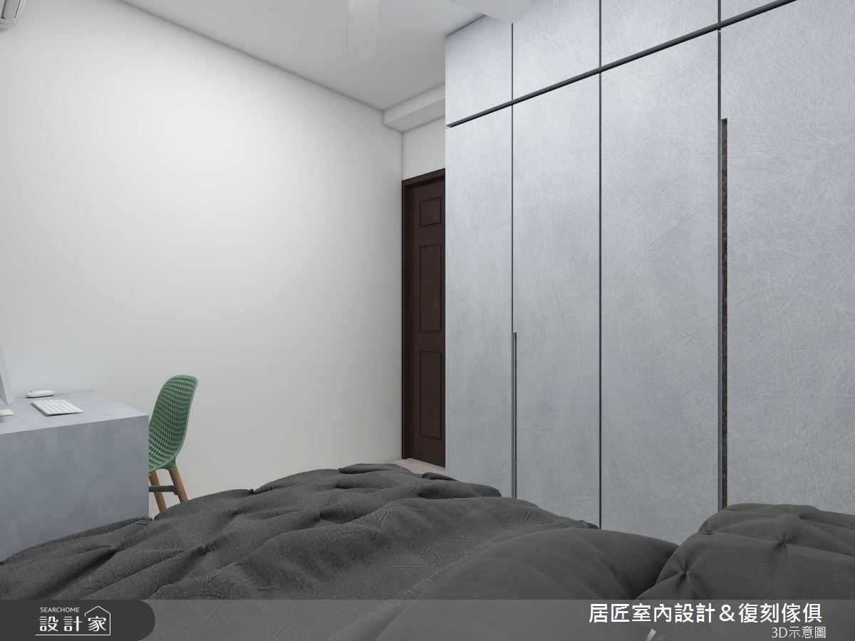 30坪中古屋(5~15年)＿現代風臥室案例圖片＿居匠室內設計＆復刻傢俱＿居匠_11之14