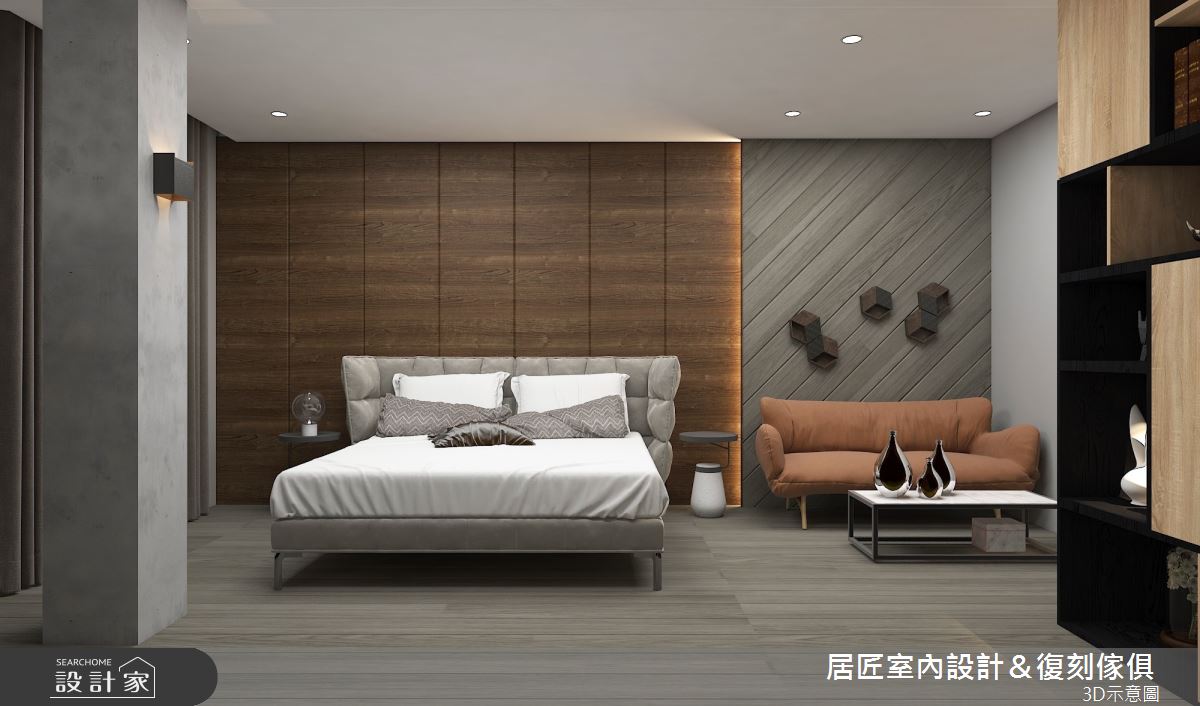 60坪老屋(31~40年)＿混搭風臥室案例圖片＿居匠室內設計＆復刻傢俱＿居匠_12之15