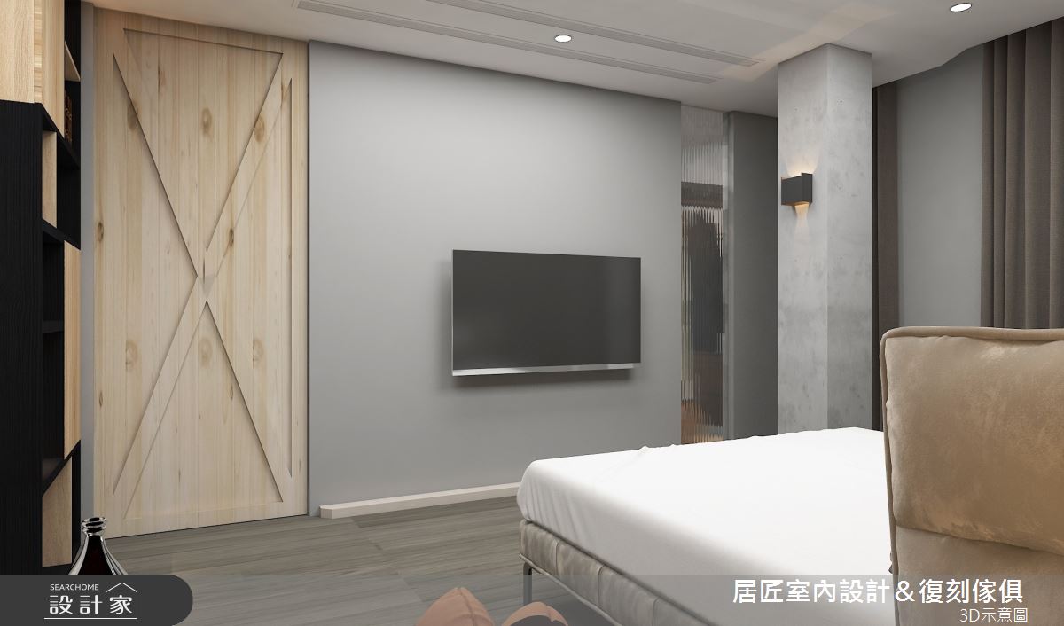 60坪老屋(31~40年)＿混搭風臥室案例圖片＿居匠室內設計＆復刻傢俱＿居匠_12之17