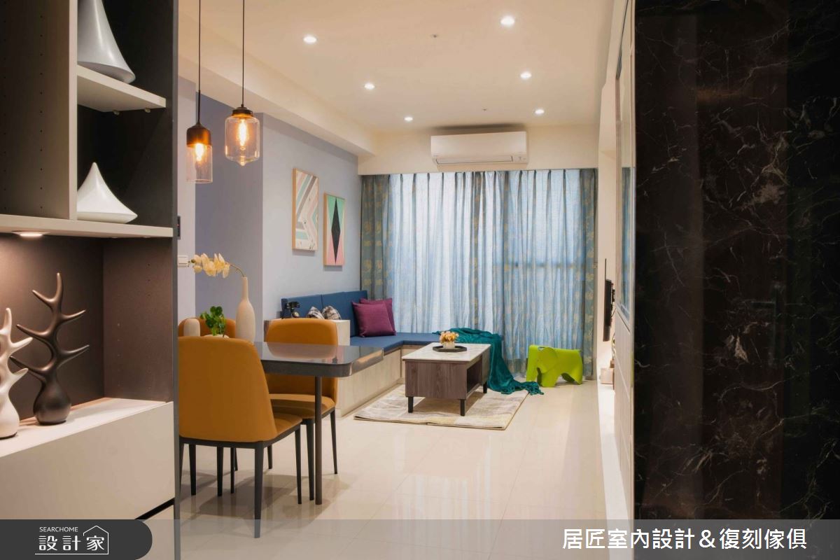 18坪新成屋(5年以下)＿混搭風餐廳案例圖片＿居匠室內設計＆復刻傢俱＿居匠_14之1