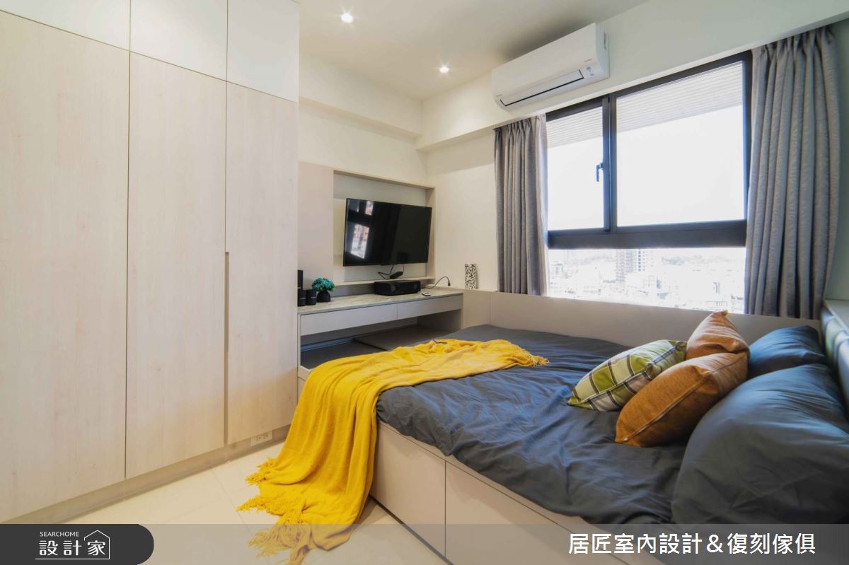 18坪新成屋(5年以下)＿混搭風臥室案例圖片＿居匠室內設計＆復刻傢俱＿居匠_14之8