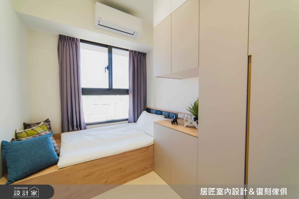 18坪新成屋(5年以下)＿混搭風臥室案例圖片＿居匠室內設計＆復刻傢俱＿居匠_14之9