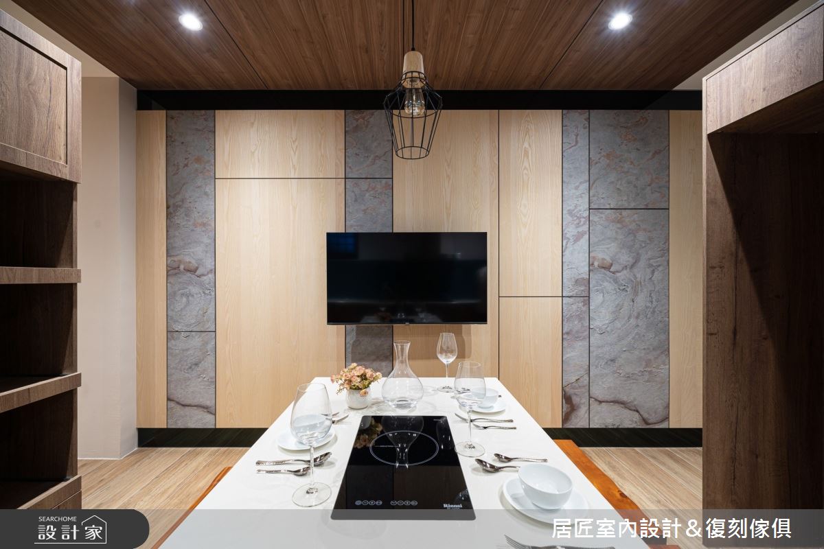 45坪老屋(16~30年)＿混搭風中島案例圖片＿居匠室內設計＆復刻傢俱＿居匠_15之10