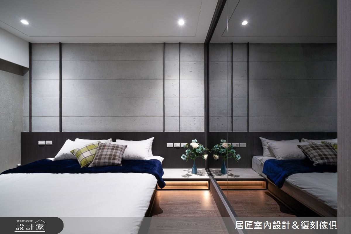 45坪老屋(16~30年)＿混搭風臥室案例圖片＿居匠室內設計＆復刻傢俱＿居匠_15之17