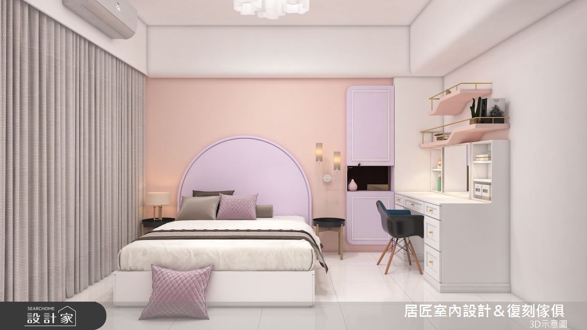 36坪中古屋(5~15年)＿混搭風臥室案例圖片＿居匠室內設計＆復刻傢俱＿居匠_16之10