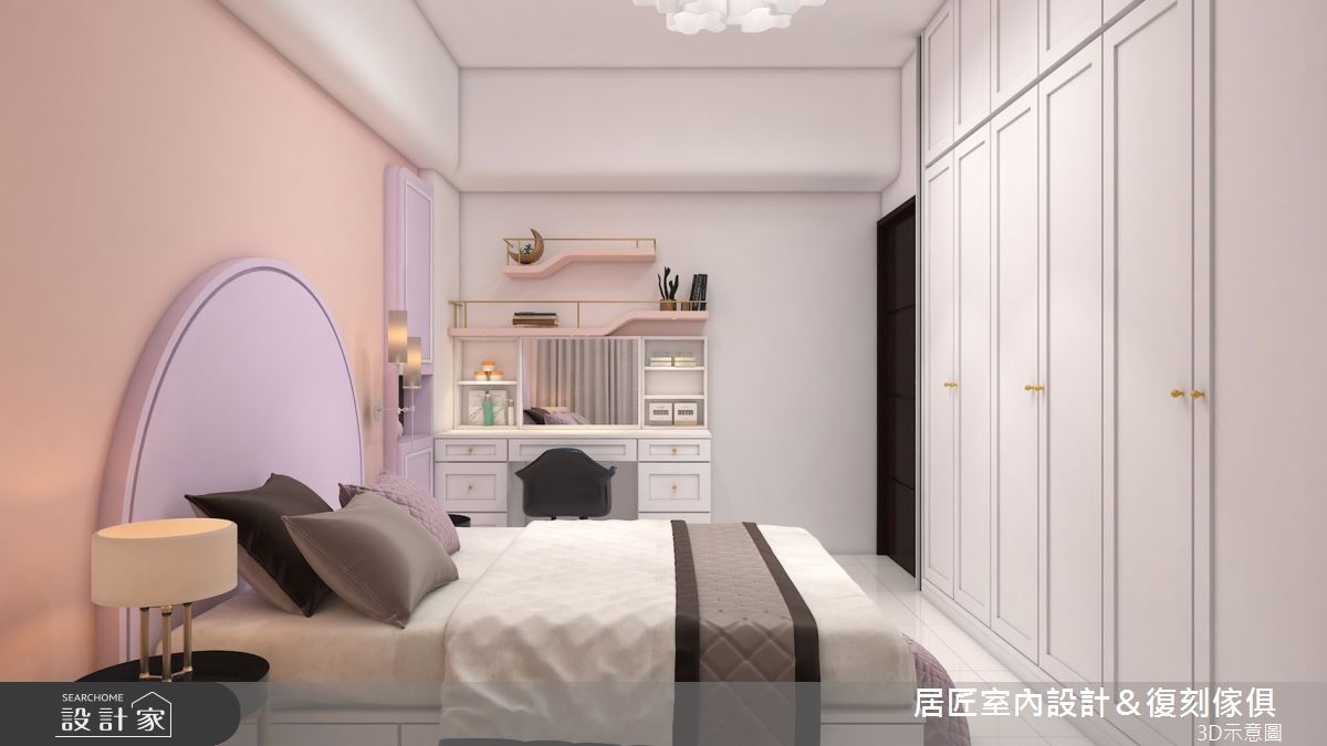 36坪中古屋(5~15年)＿混搭風臥室案例圖片＿居匠室內設計＆復刻傢俱＿居匠_16之9