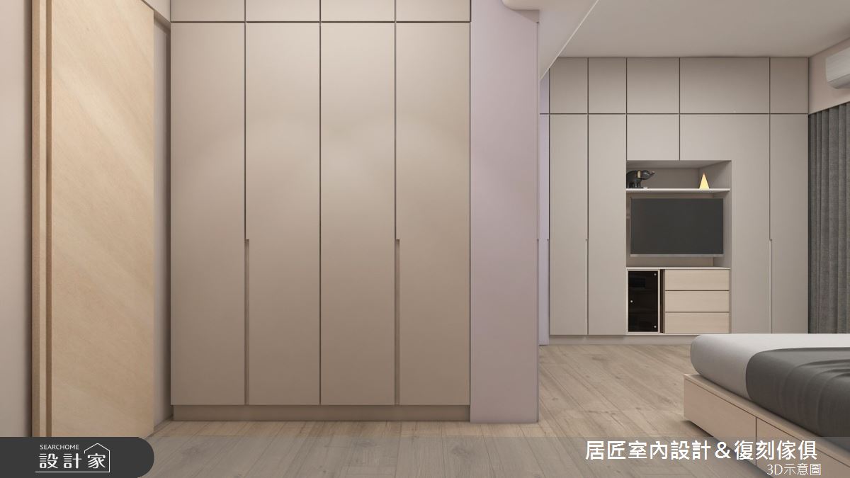 36坪中古屋(5~15年)＿混搭風臥室案例圖片＿居匠室內設計＆復刻傢俱＿居匠_16之8