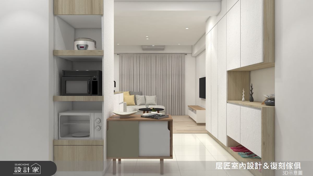 17坪預售屋＿北歐風玄關案例圖片＿居匠室內設計＆復刻傢俱＿居匠_19之1