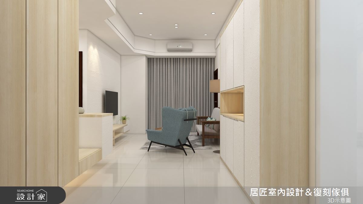 19坪新成屋(5年以下)＿混搭風案例圖片＿居匠室內設計＆復刻傢俱＿居匠_20之1