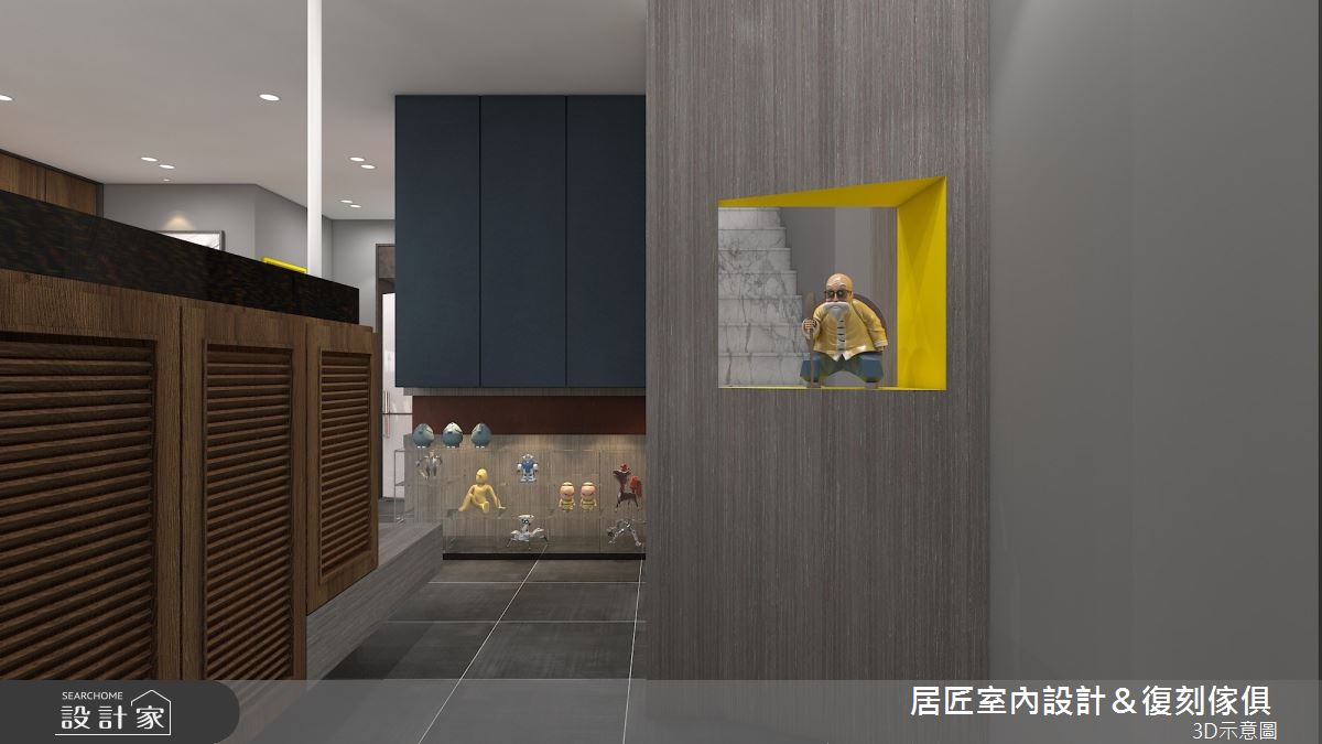 26坪老屋(16~30年)＿工業風玄關案例圖片＿居匠室內設計＆復刻傢俱＿居匠_21之1