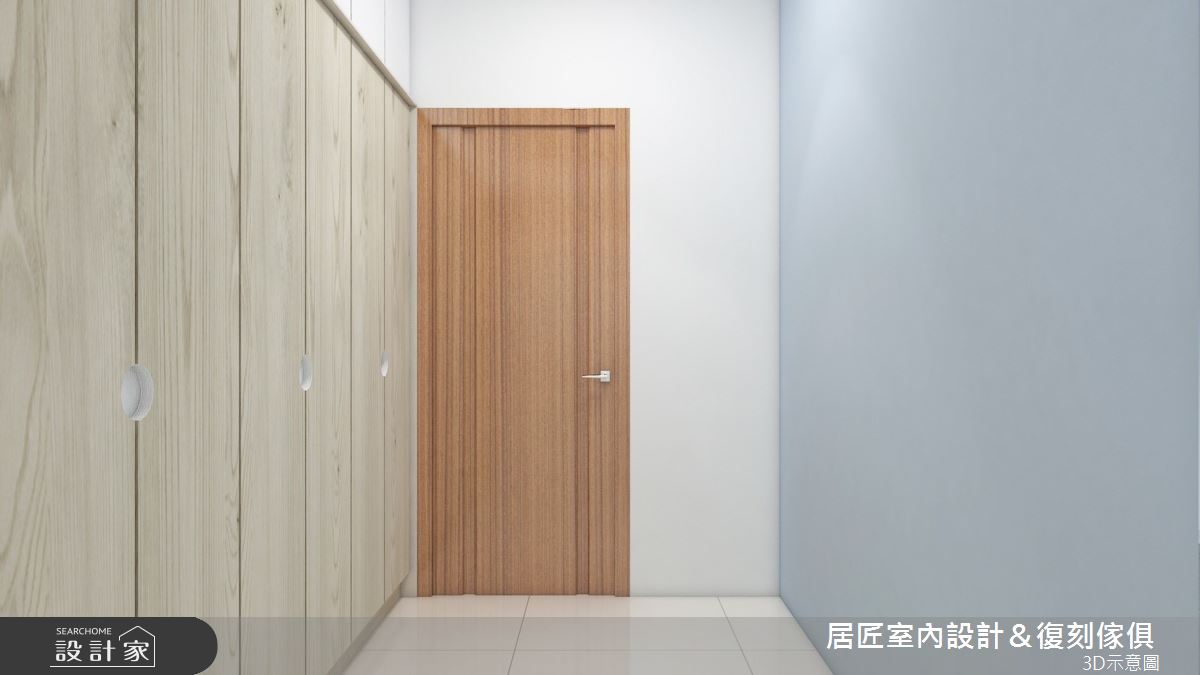 23坪中古屋(5~15年)＿簡約風走廊案例圖片＿居匠室內設計＆復刻傢俱＿居匠_22之7