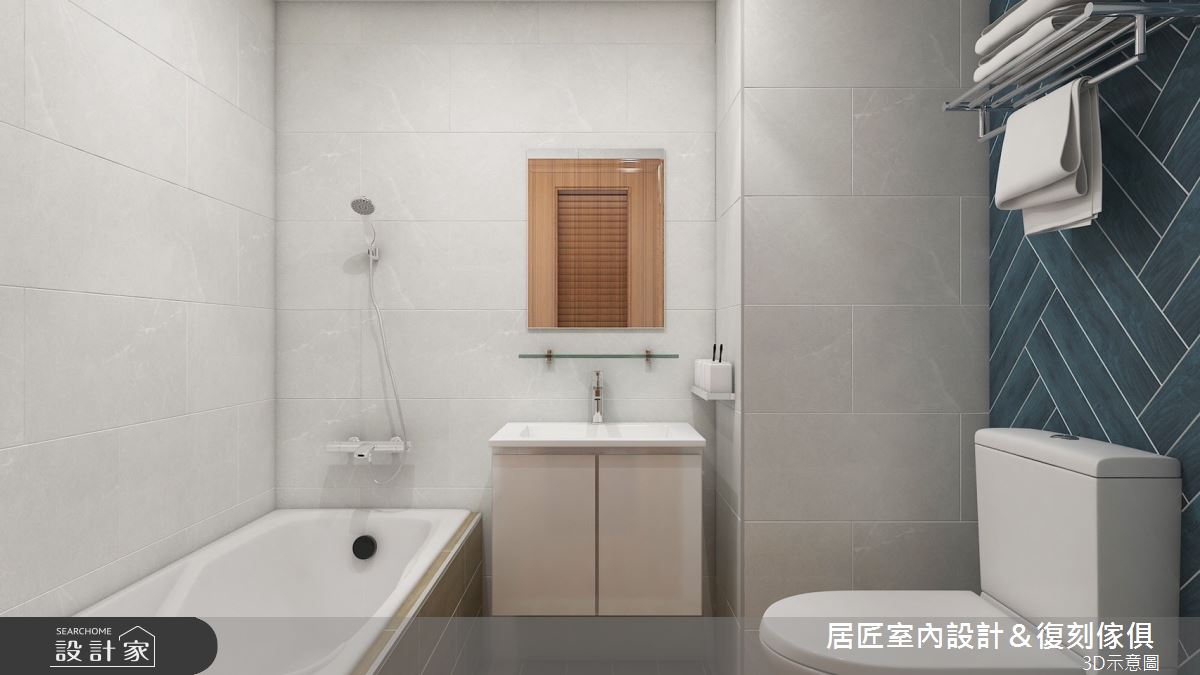 23坪中古屋(5~15年)＿簡約風浴室案例圖片＿居匠室內設計＆復刻傢俱＿居匠_22之14