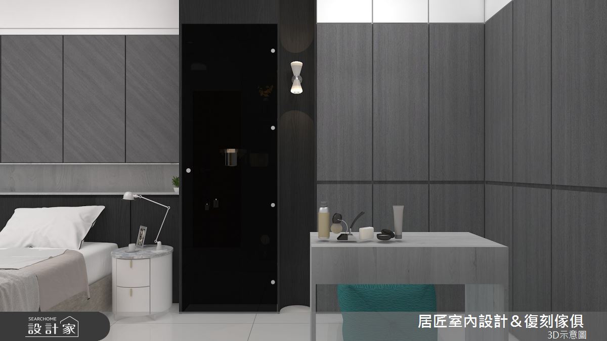 30坪新成屋(5年以下)＿現代風臥室案例圖片＿居匠室內設計＆復刻傢俱＿居匠_23之9