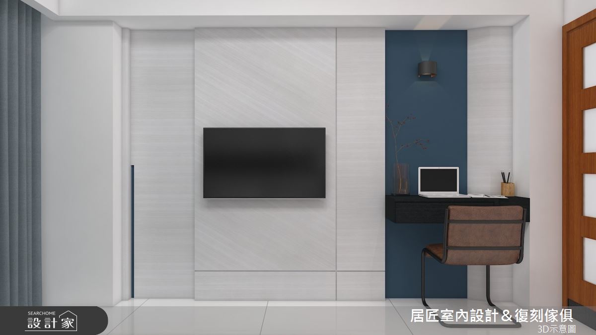 30坪新成屋(5年以下)＿現代風臥室案例圖片＿居匠室內設計＆復刻傢俱＿居匠_23之12