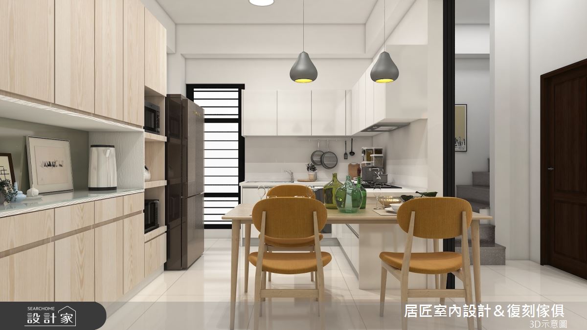 45坪新成屋(5年以下)＿簡約風餐廳案例圖片＿居匠室內設計＆復刻傢俱＿居匠_26之5
