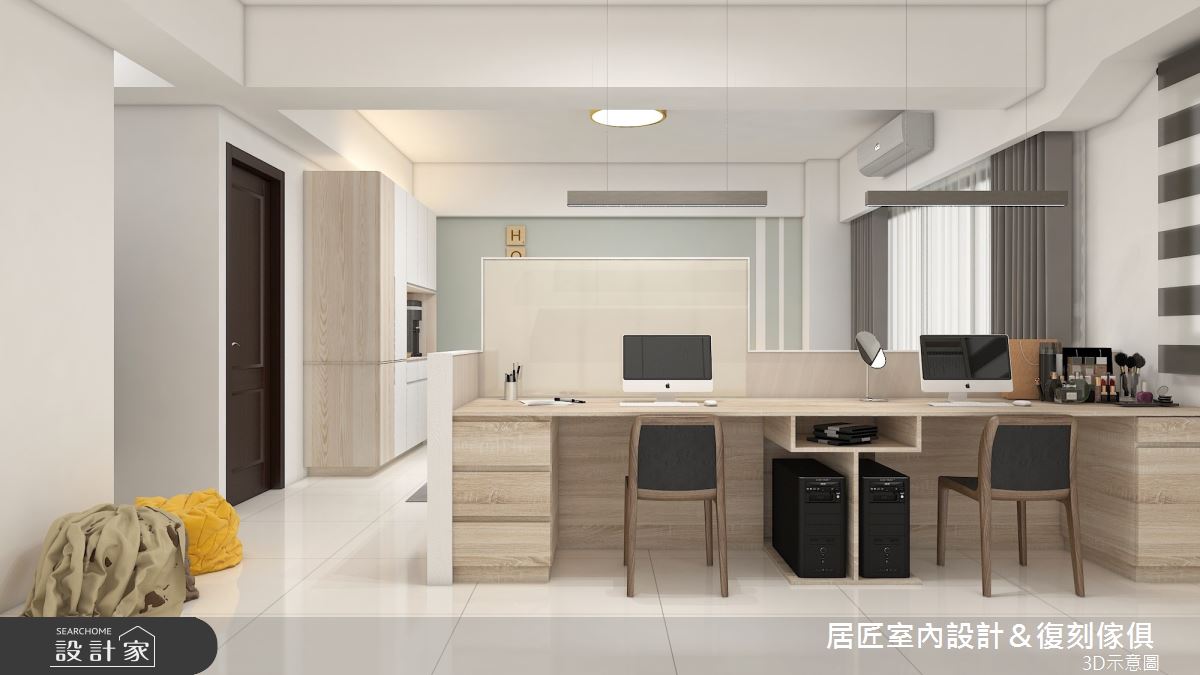 45坪新成屋(5年以下)＿簡約風臥室案例圖片＿居匠室內設計＆復刻傢俱＿居匠_26之13