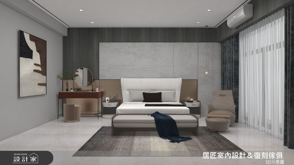 115坪新成屋(5年以下)＿現代風臥室案例圖片＿居匠室內設計＆復刻傢俱＿居匠_27之7