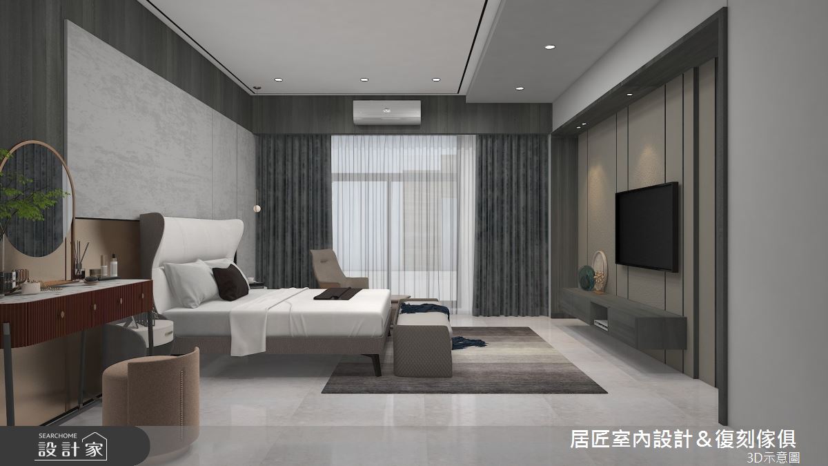 115坪新成屋(5年以下)＿現代風臥室案例圖片＿居匠室內設計＆復刻傢俱＿居匠_27之5