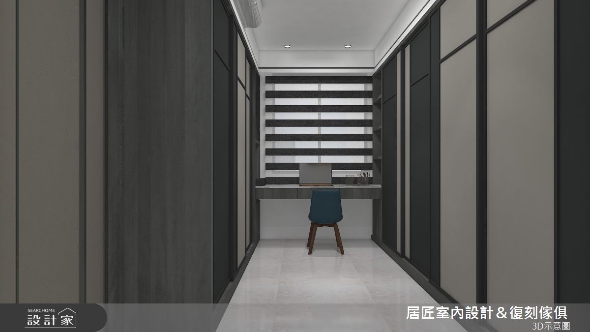 115坪新成屋(5年以下)＿現代風書房案例圖片＿居匠室內設計＆復刻傢俱＿居匠_27之10