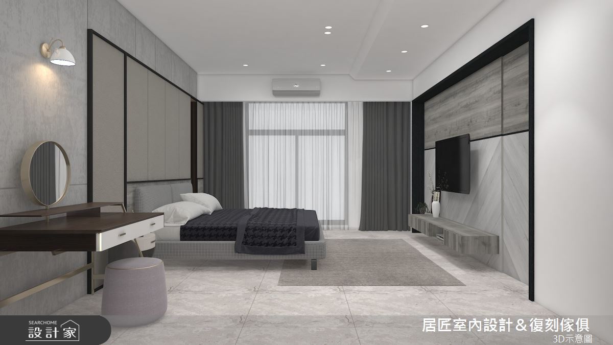 115坪新成屋(5年以下)＿現代風臥室案例圖片＿居匠室內設計＆復刻傢俱＿居匠_27之11