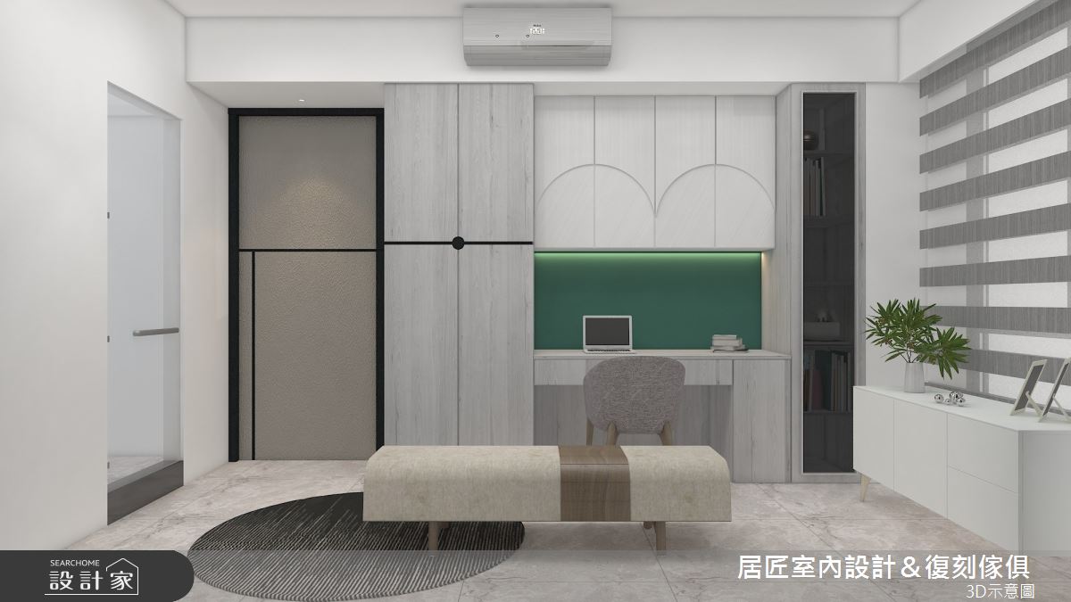 115坪新成屋(5年以下)＿現代風更衣間案例圖片＿居匠室內設計＆復刻傢俱＿居匠_27之15