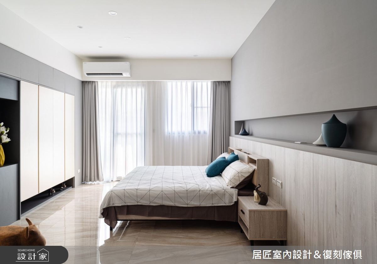 42坪新成屋(5年以下)＿混搭風臥室案例圖片＿居匠室內設計＆復刻傢俱＿居匠_29之19