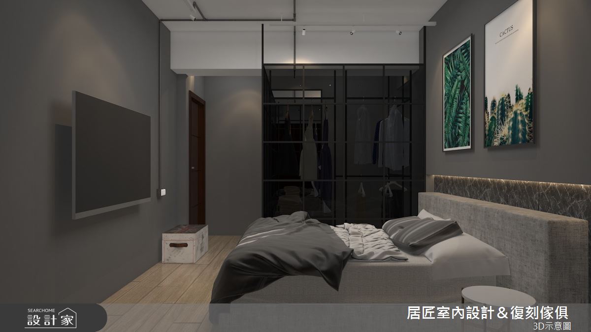 53坪新成屋(5年以下)＿混搭風臥室案例圖片＿居匠室內設計＆復刻傢俱＿居匠_31之9
