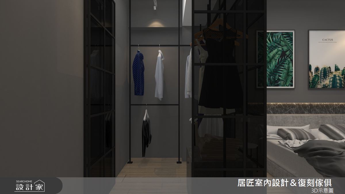 53坪新成屋(5年以下)＿混搭風更衣間案例圖片＿居匠室內設計＆復刻傢俱＿居匠_31之11