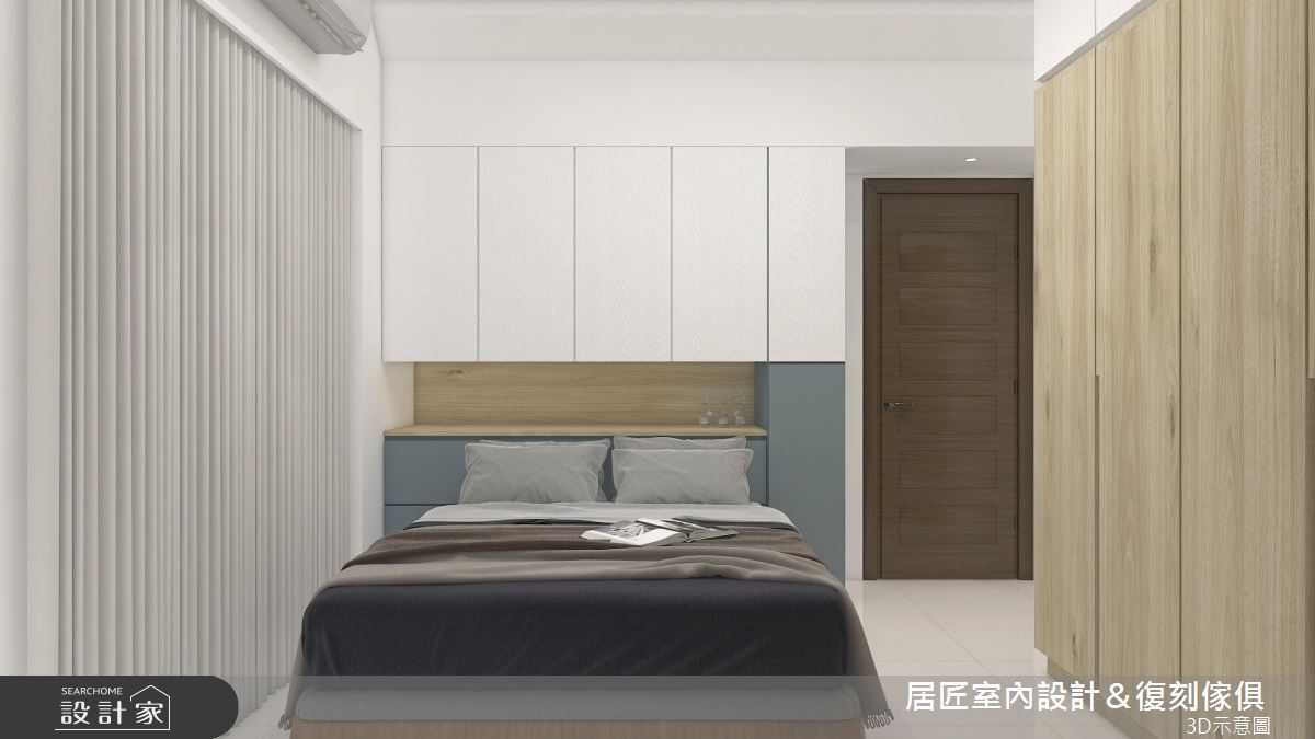 25坪＿北歐風臥室案例圖片＿居匠室內設計＆復刻傢俱＿居匠_32之10