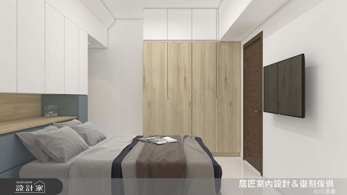 25坪＿北歐風臥室案例圖片＿居匠室內設計＆復刻傢俱＿居匠_32之11