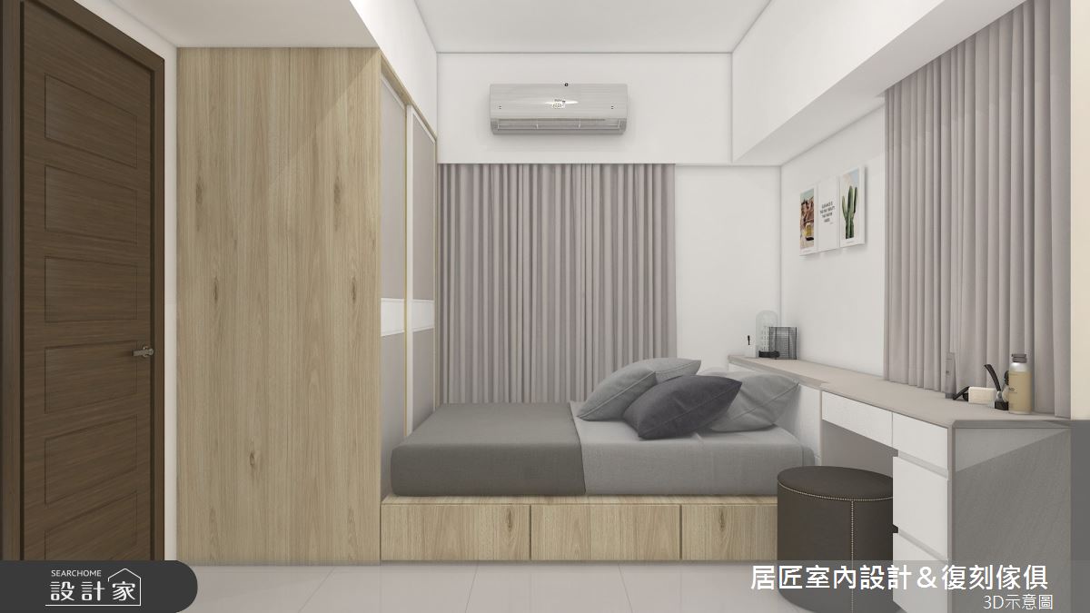 25坪＿北歐風臥室案例圖片＿居匠室內設計＆復刻傢俱＿居匠_32之12