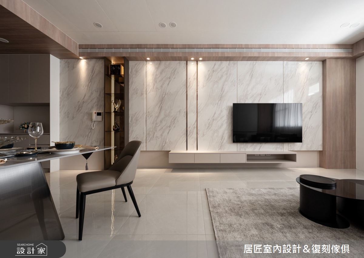 113坪新成屋(5年以下)＿現代風客廳餐廳案例圖片＿居匠室內設計＆復刻傢俱＿居匠_34之1