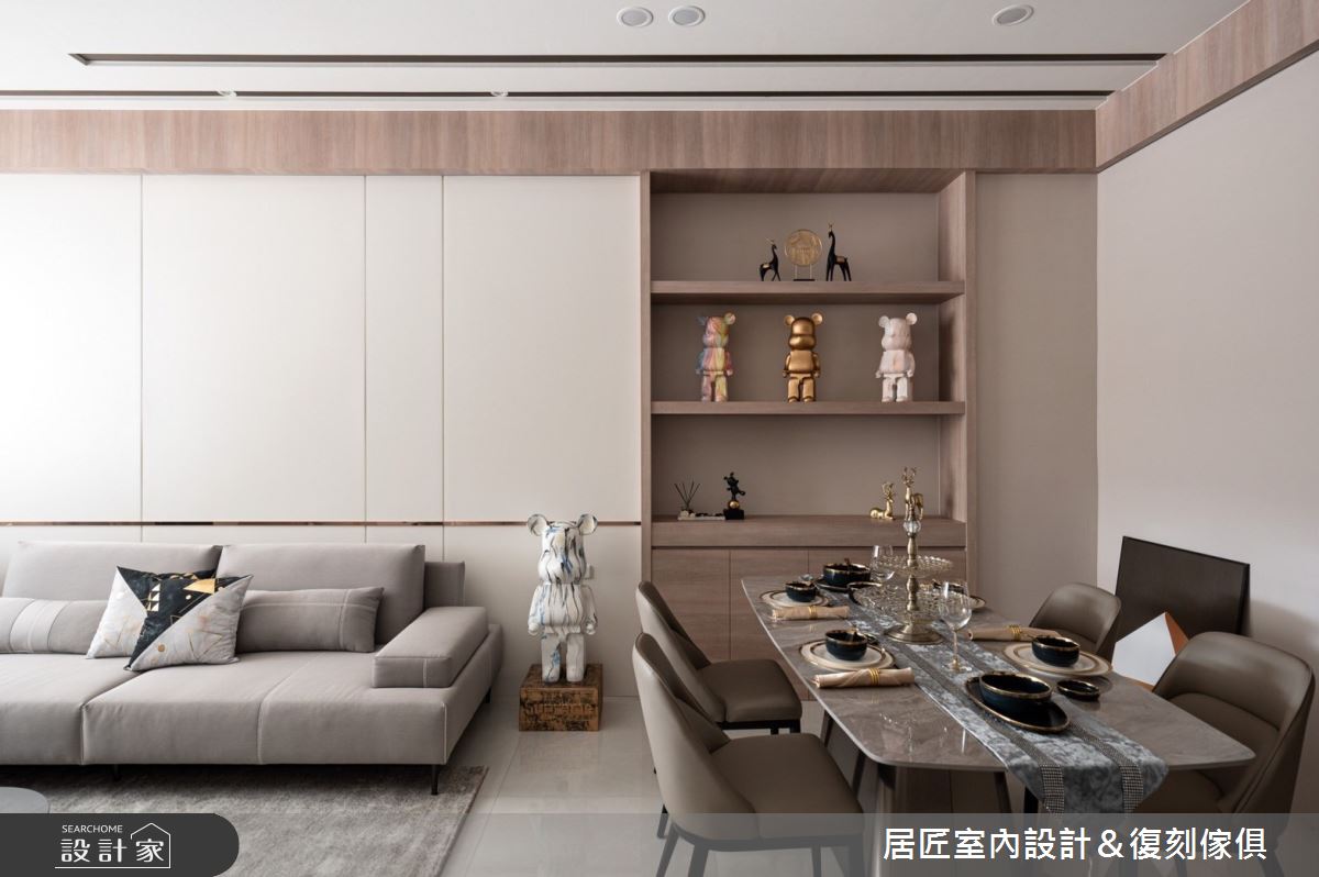 113坪新成屋(5年以下)＿現代風客廳餐廳案例圖片＿居匠室內設計＆復刻傢俱＿居匠_34之4