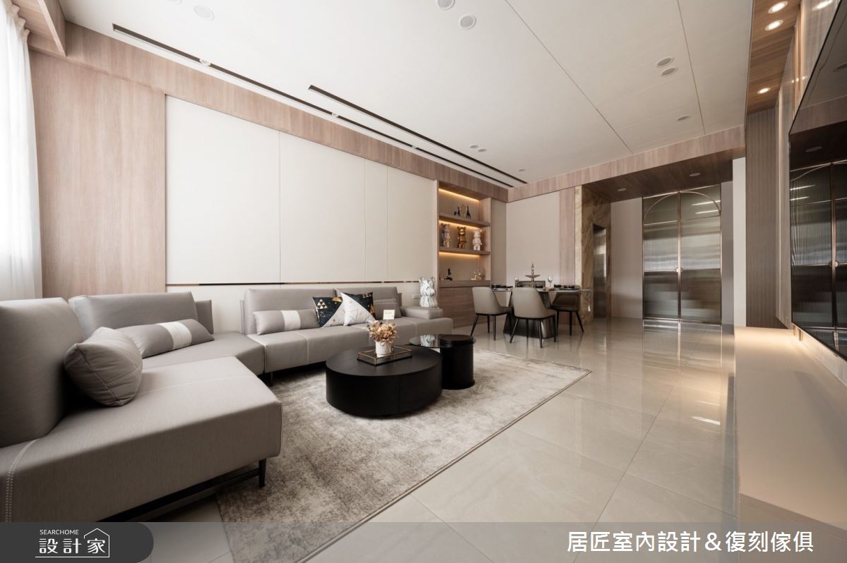 113坪新成屋(5年以下)＿現代風客廳案例圖片＿居匠室內設計＆復刻傢俱＿居匠_34之2
