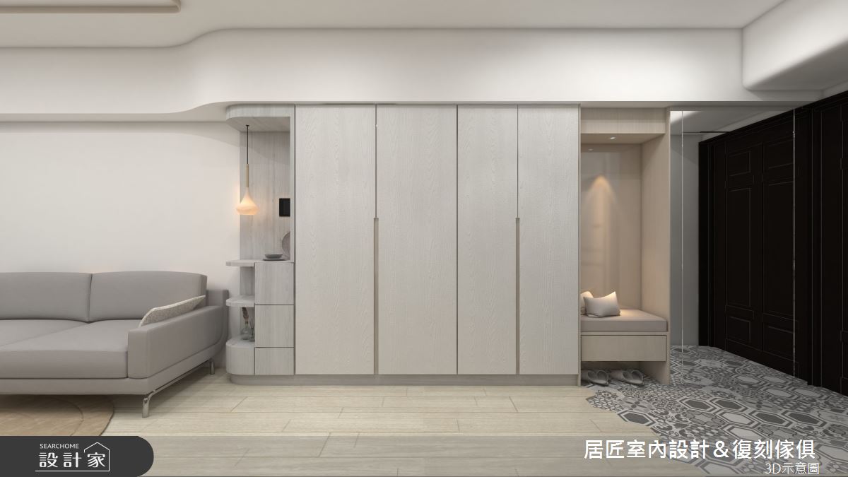 23坪新成屋(5年以下)＿北歐風客廳案例圖片＿居匠室內設計＆復刻傢俱＿居匠_35之3