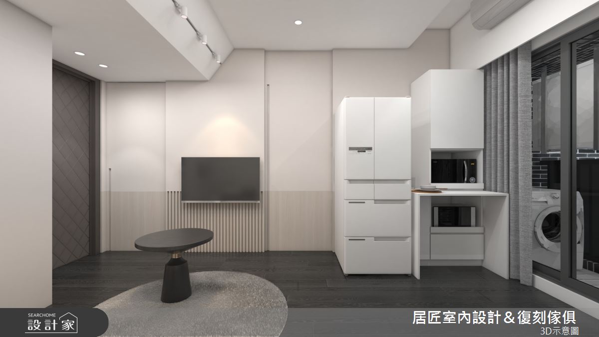 14坪新成屋(5年以下)＿現代風客廳案例圖片＿居匠室內設計＆復刻傢俱＿居匠_37之3