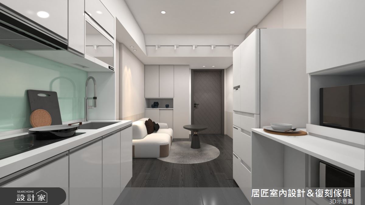 14坪新成屋(5年以下)＿現代風廚房案例圖片＿居匠室內設計＆復刻傢俱＿居匠_37之4