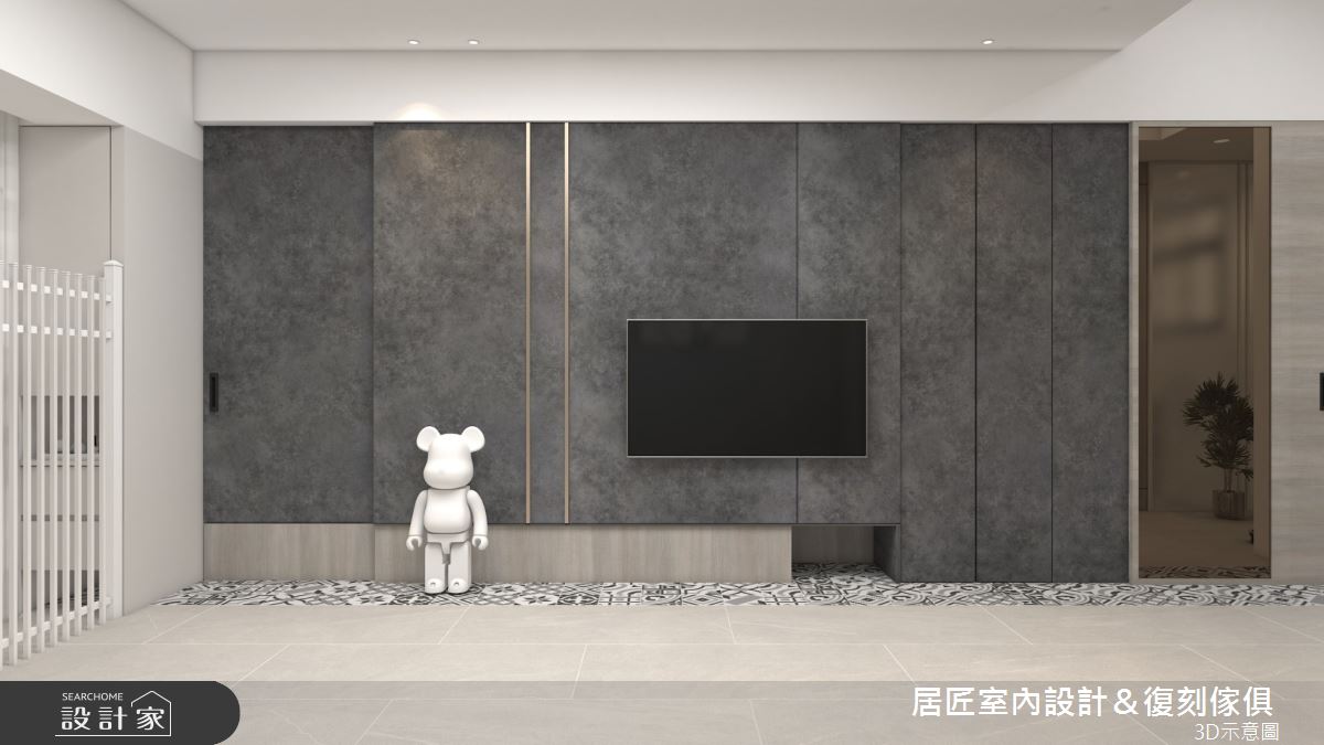 12坪老屋(16~30年)＿現代風客廳案例圖片＿居匠室內設計＆復刻傢俱＿居匠_38之2