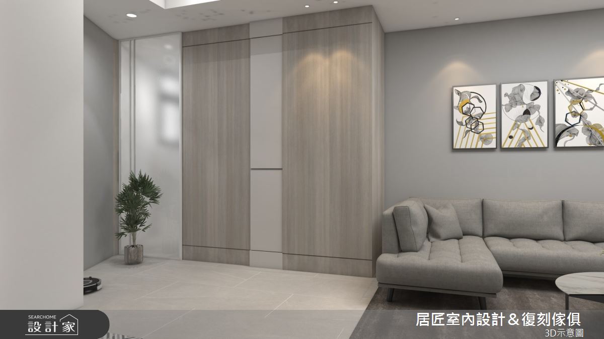 12坪老屋(16~30年)＿現代風客廳案例圖片＿居匠室內設計＆復刻傢俱＿居匠_38之7