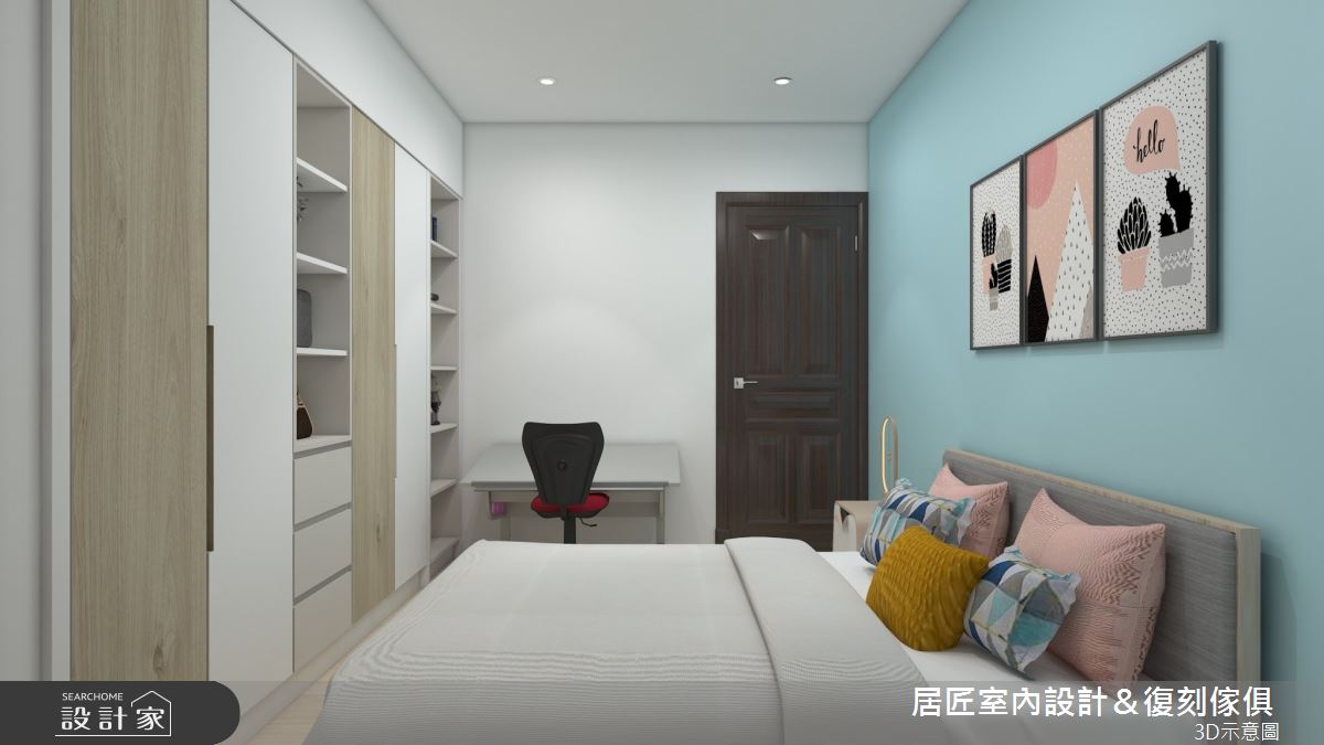 17坪新成屋(5年以下)＿現代風兒童房兒童房客房案例圖片＿居匠室內設計＆復刻傢俱＿居匠_39之9
