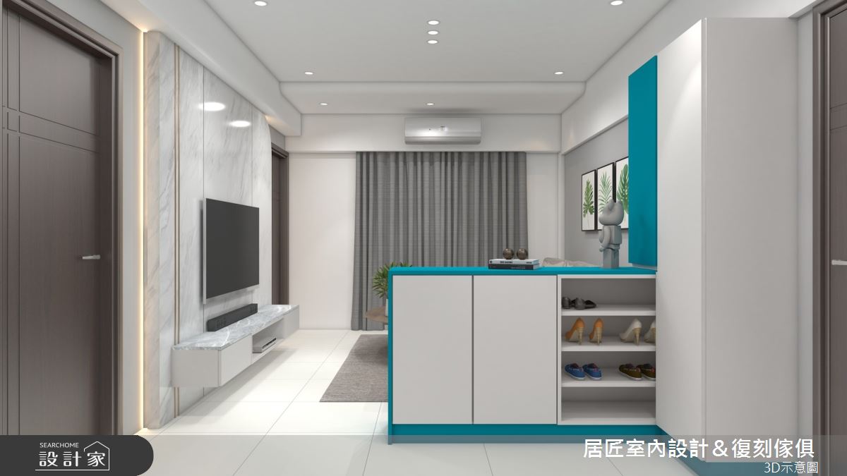 16坪新成屋(5年以下)＿現代風玄關案例圖片＿居匠室內設計＆復刻傢俱＿居匠_40之4614